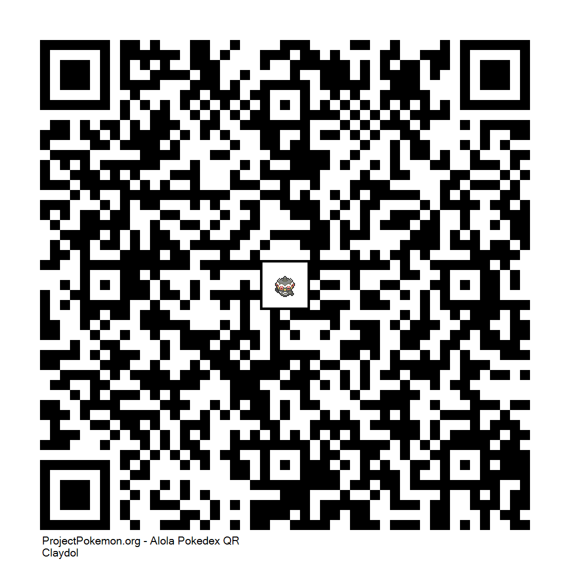Cdigo QR de Claydol